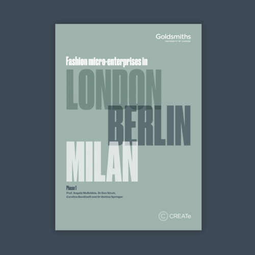 Cover of book. Front cover features the words 'London, Berlin and Milan' in large sans-serif capitals.