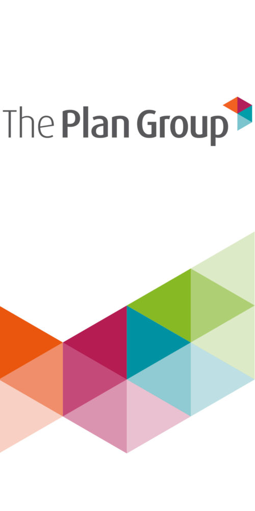 Plan Group – logo and graphic