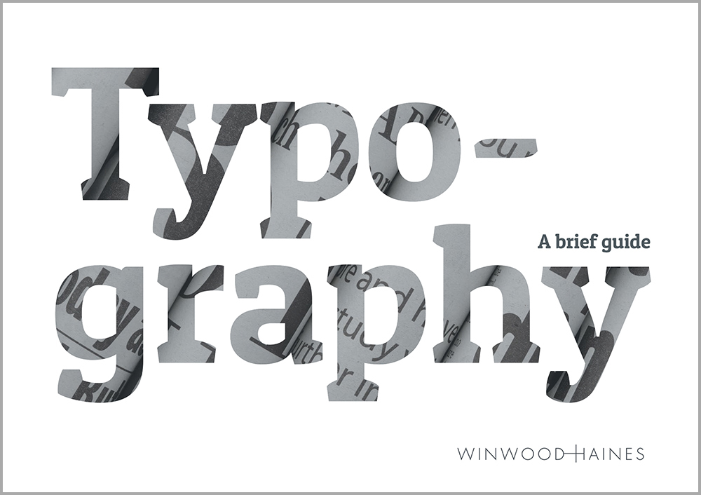 Typography guide cover