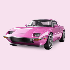 pink car